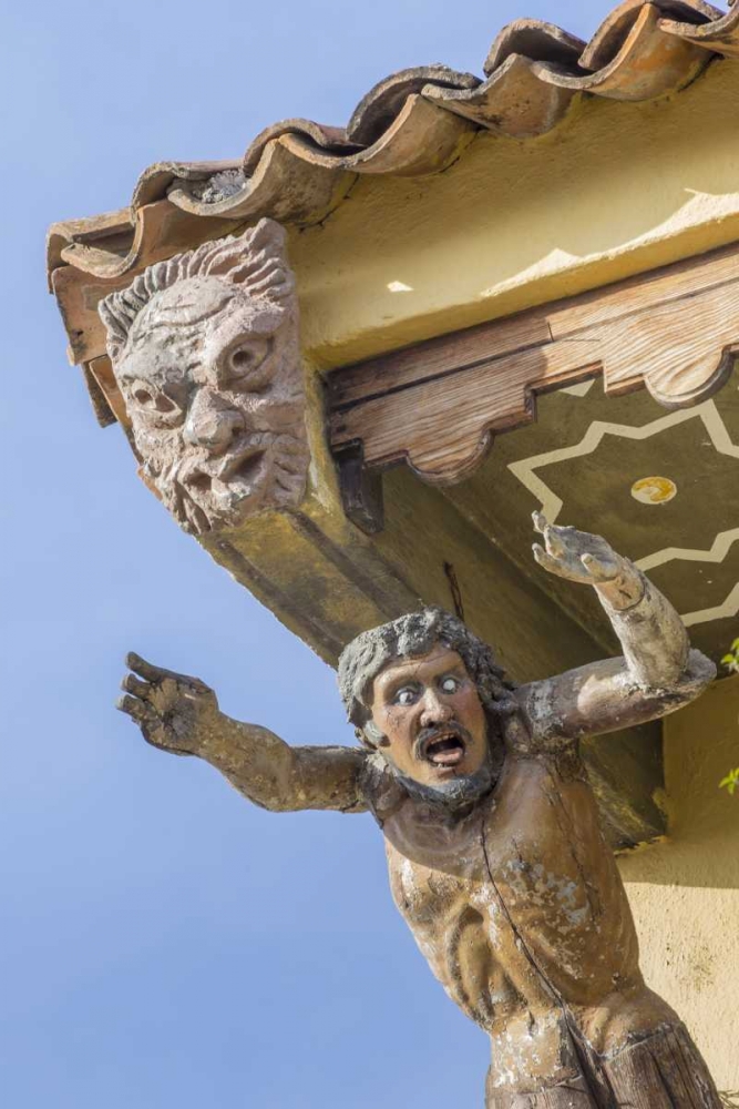 Mexico Gargoyle on building eave